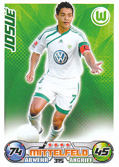 Josue VfL Wolfsburg 2009/10 Topps MA Bundesliga #315